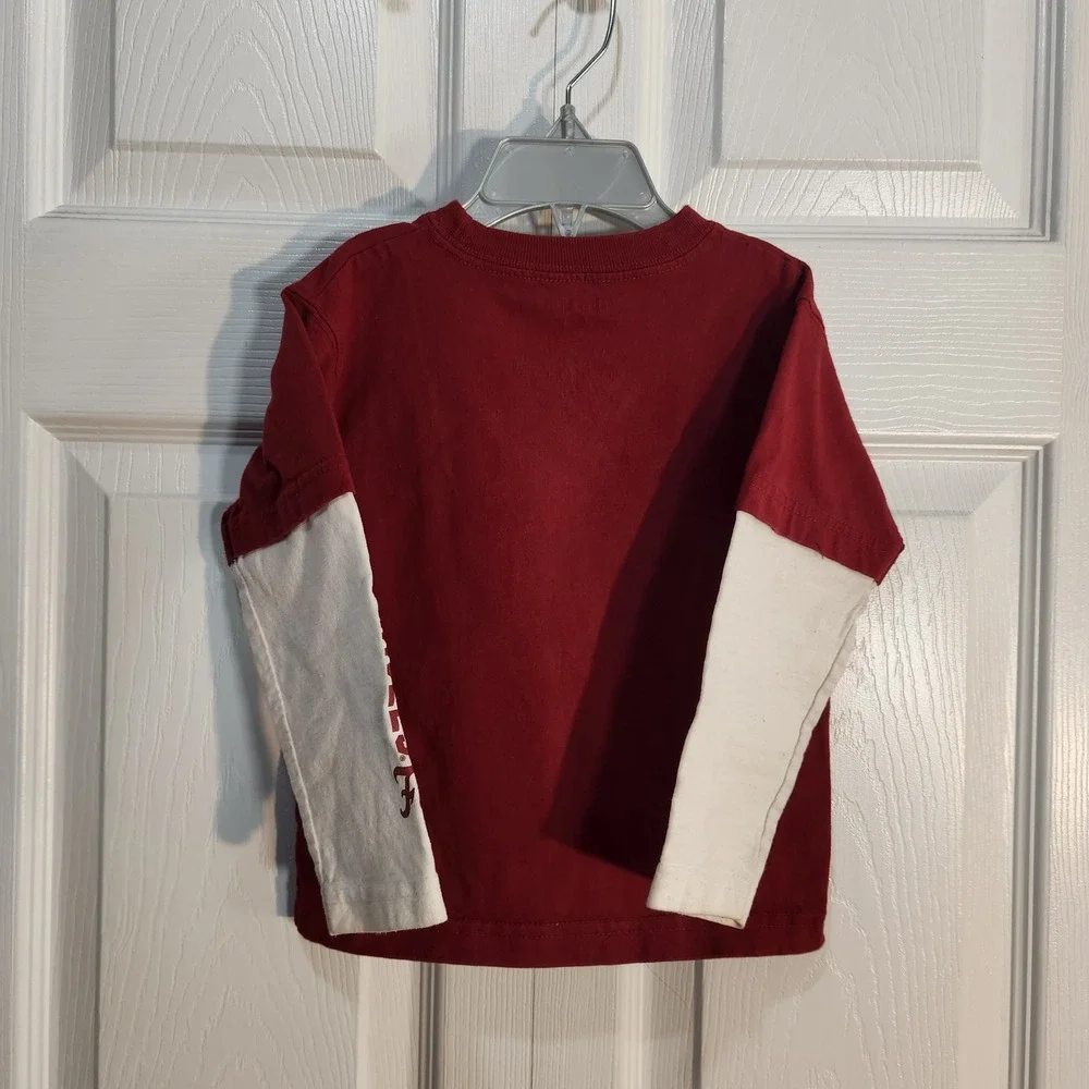 FSU Florida State Seminoles Football Layered Long Sleeve Shirt 3T 100% Cotton